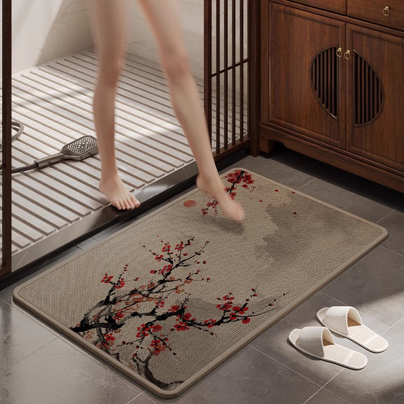 Absorbierende Badezimmer-Fußmatte Brehn