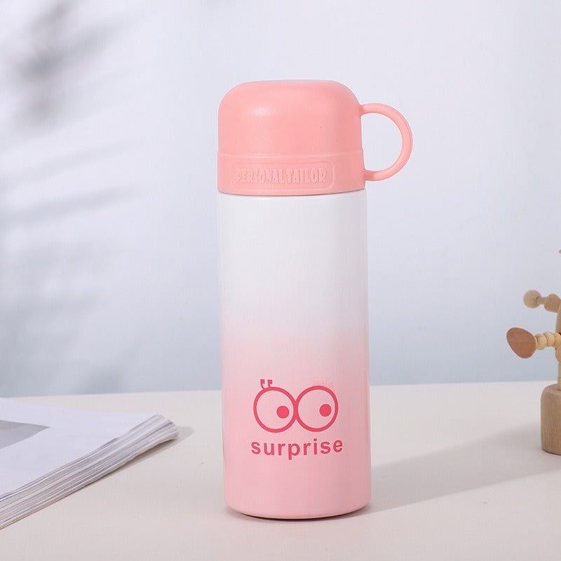 Damen trendige Thermosflasche mit praktischem Tragegriff Brehn