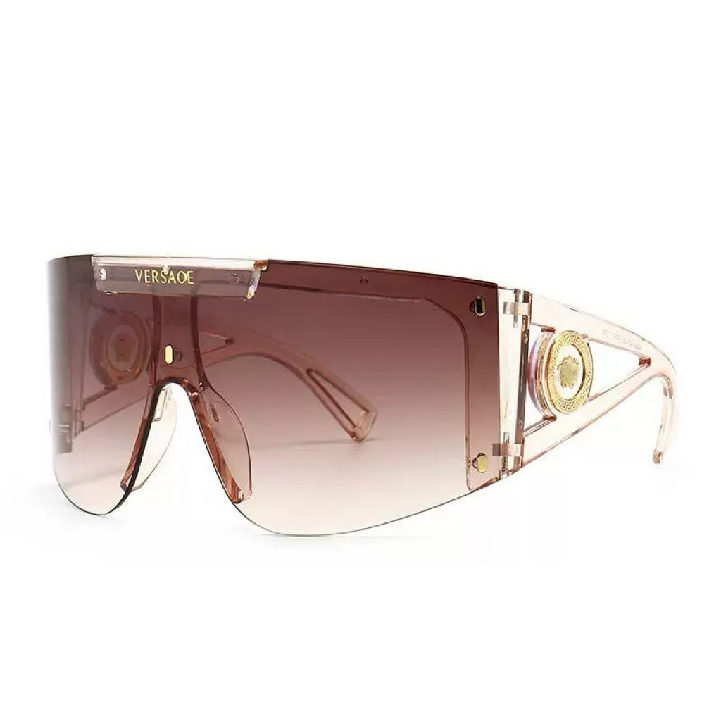 Damen futuristische Oversized-Sonnenbrille Brehn