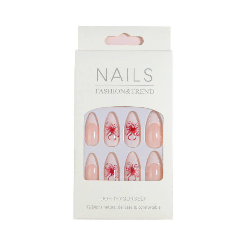Premium Press-On Nail Set mit dekorativen Akzenten Brehn