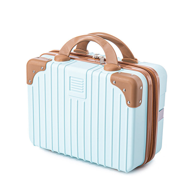 hartschalen kosmetik reisetasche mit doppelten obergriffen und verstärkten eckenprotektoren Brehn