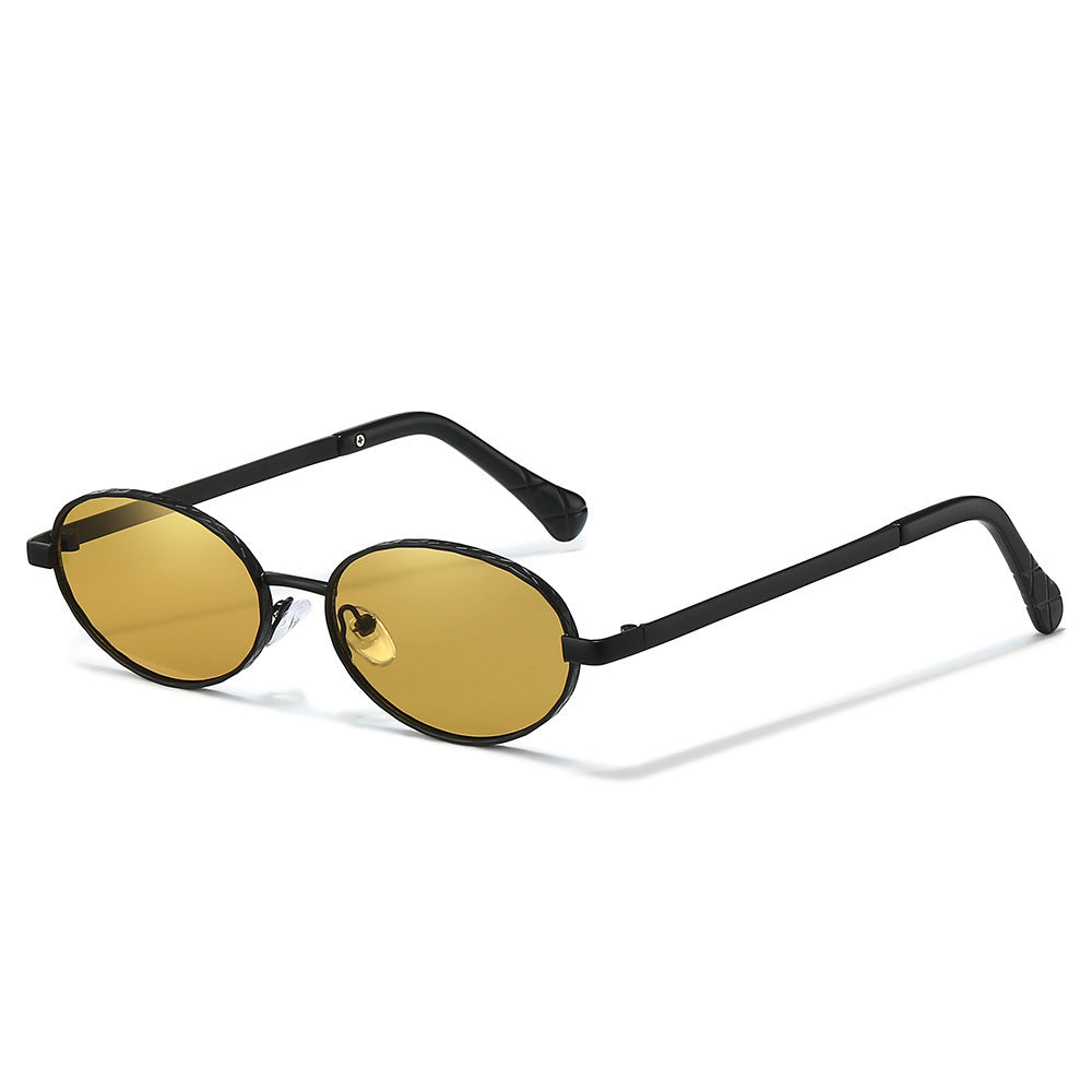 Sleek Oval Frame Sonnenbrille Brehn