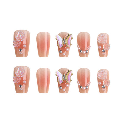 Dekoratives Press-On-Nageldesign-Set