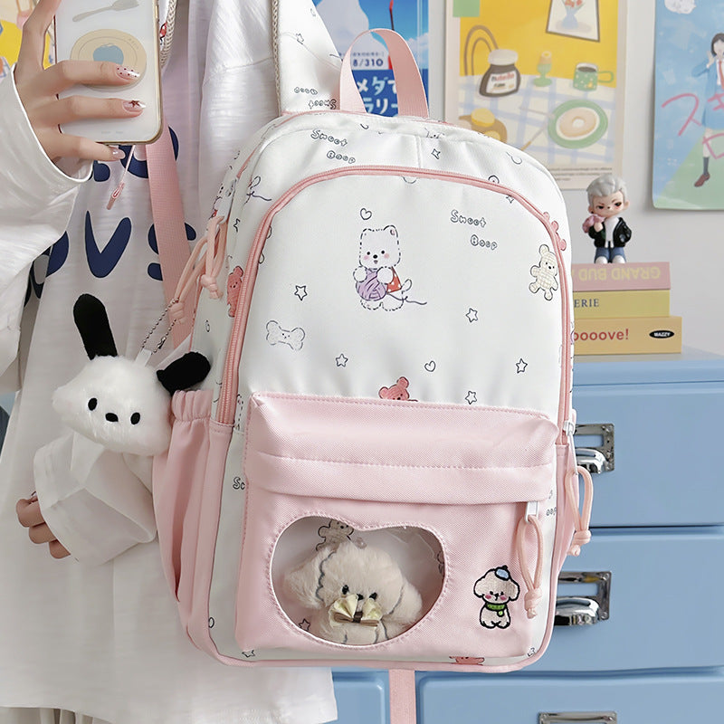 Rucksack mit Kreativem Musik- und Tiermotiv Brehn