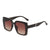 Damen modische Sonnenbrille im femininen Geometrie-Design Brehn