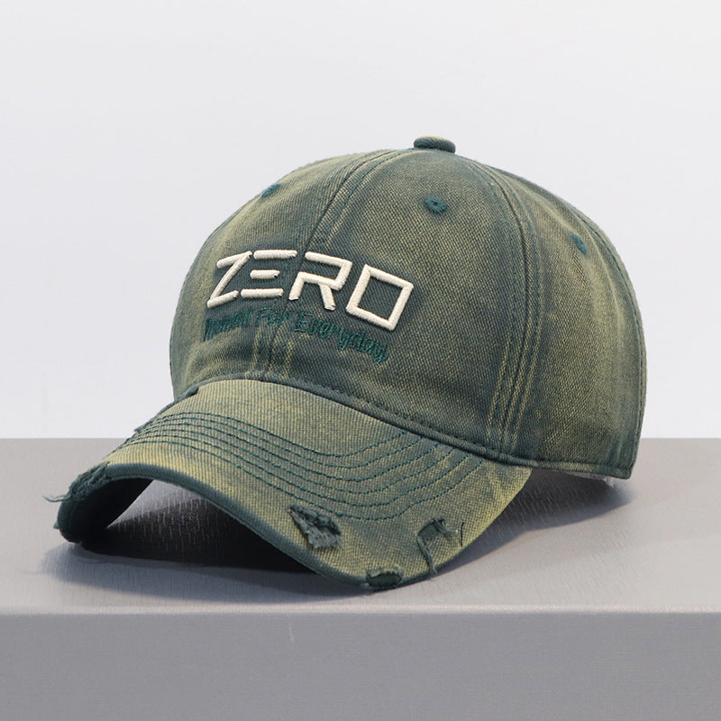 Herren Distressed Baumwoll Baseball Cap Brehn 1784270076