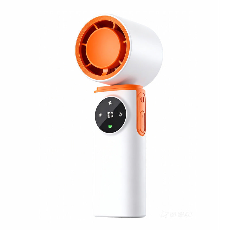 Damen tragbarer USB-Mini-Ventilator mit LED-Display Brehn