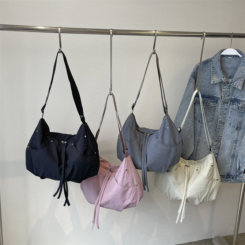 Lässige weiche Stoff Hobo Tasche Brehn 1786328585