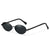 Sleek Oval Frame Sonnenbrille Brehn