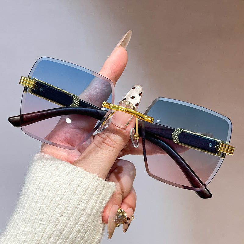 Damen stilvolle oversized quadratische Sonnenbrille Brehn