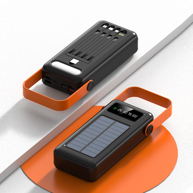 Solar Powerbank mit Integriertem Kabelmanagement Von Brehn