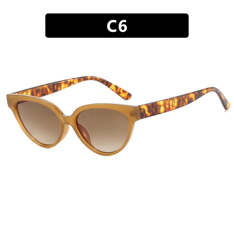 Damen Cat-Eye Sonnenbrille mit luxuriösem Muster und UV-Schutz Brehn
