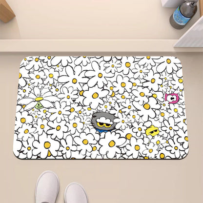 Verspielt cartoon-themed dekorative Matte