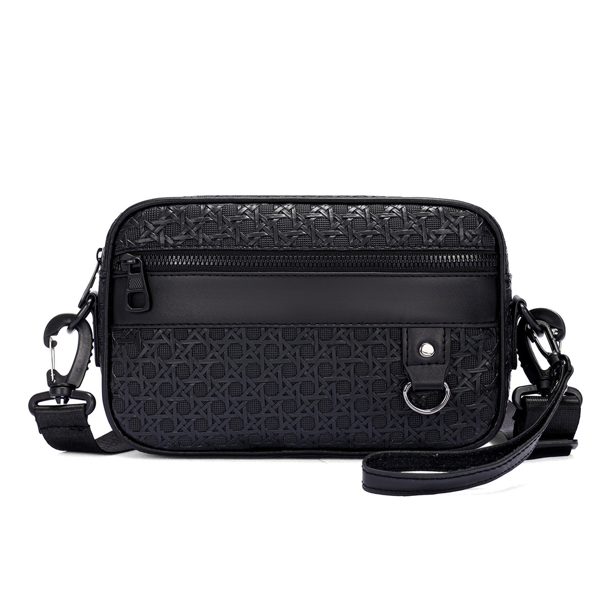 Texturierte Utility Crossbody-Tasche
