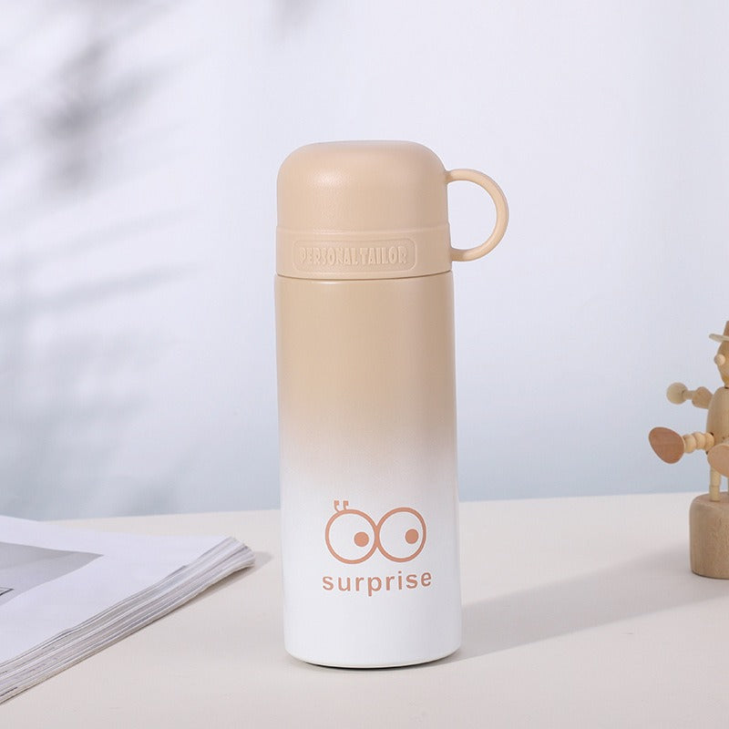Damen trendige Thermosflasche mit praktischem Tragegriff Brehn