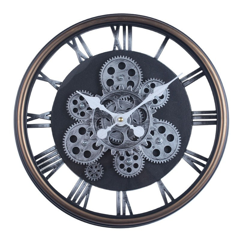 Wanduhr Im Industriellen Steampunk Design Brehn