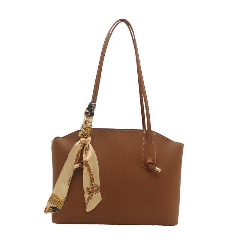 Elegante Schal-Akzent-Handtasche