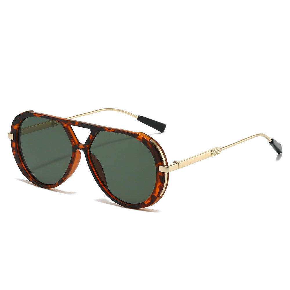 Luxuriöse Retro Übergroße Sonnenbrille Brehn