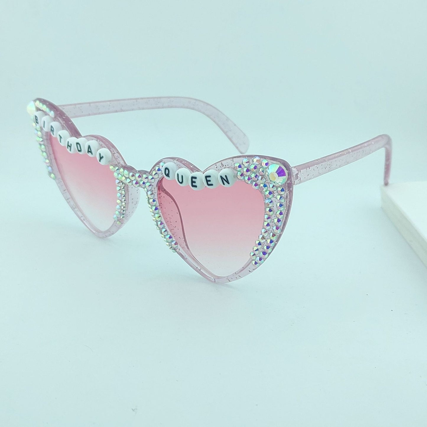 Damen Herzförmige Sonnenbrille mit außergewöhnlichem Dekor Brehn