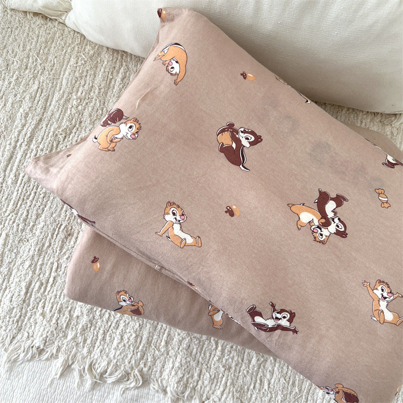 Unisex Baumwollkissenbezug mit fröhlichem Bären-Design Brehn