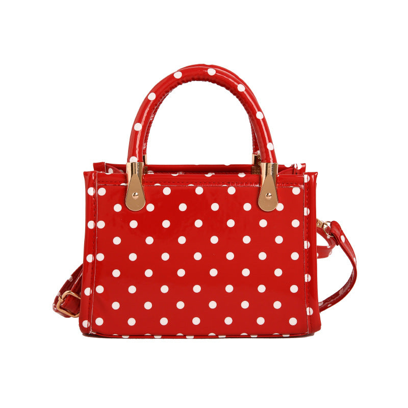 WoChic Polka Dot Handtasche Brehn