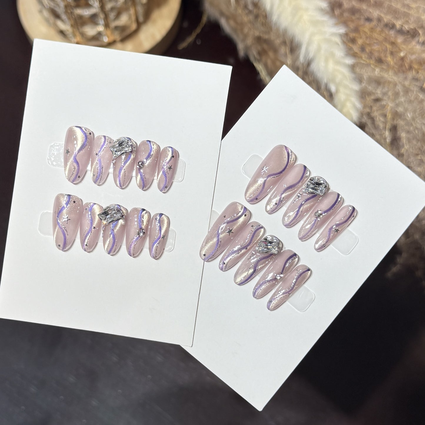 Glamouröses Dekoratives Nagelkunstset Brehn