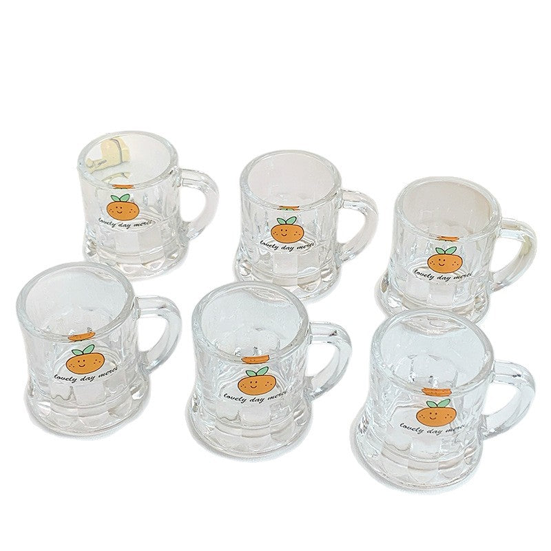 Keramiktassen Set mit Fröhlichem Orangendesign Brehn