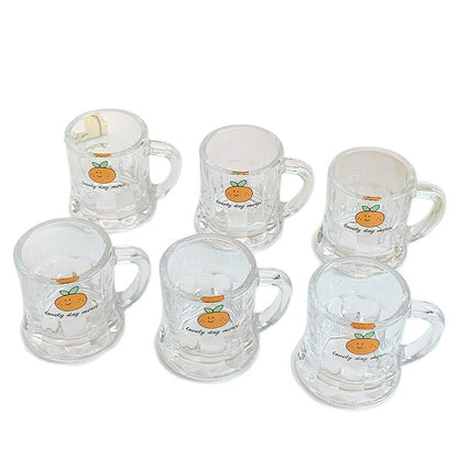 Keramiktassen Set mit Fröhlichem Orangendesign Brehn