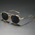 Damen Designer-Sonnenbrille mit luxuriösem Metallrahmen und Retro-Akzenten Brehn