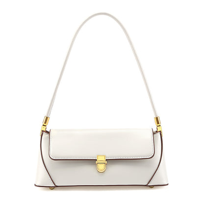 Strukturierte Lederhandtasche Brehn