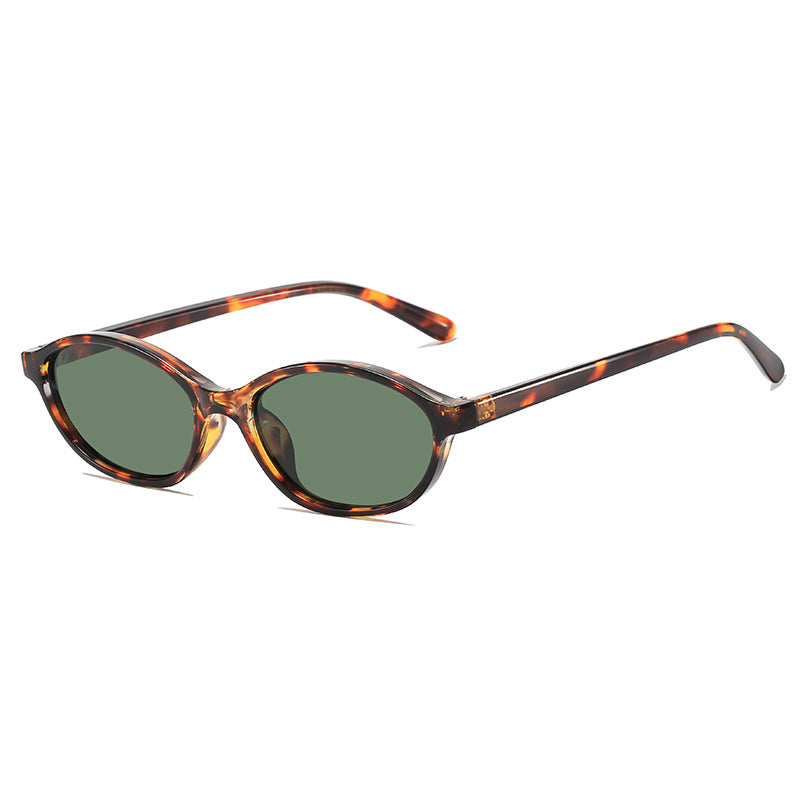 Elegante Vintage-inspirierte ovale Sonnenbrillen Brehn
