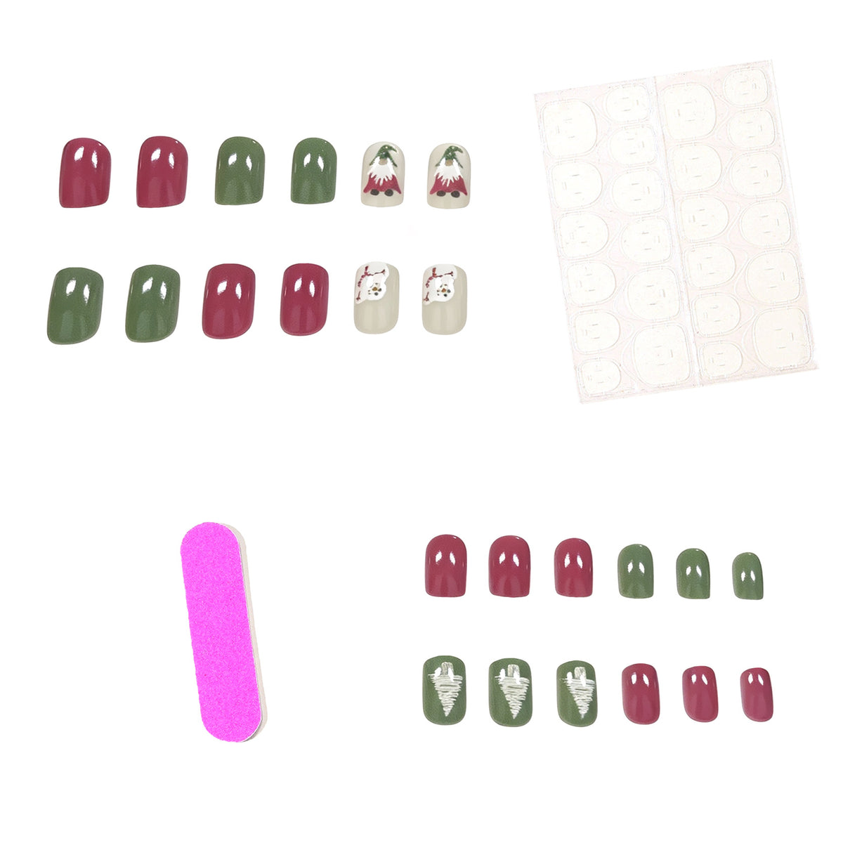 Festliches Feiertags-Nagelkunst-Design-Set Brehn