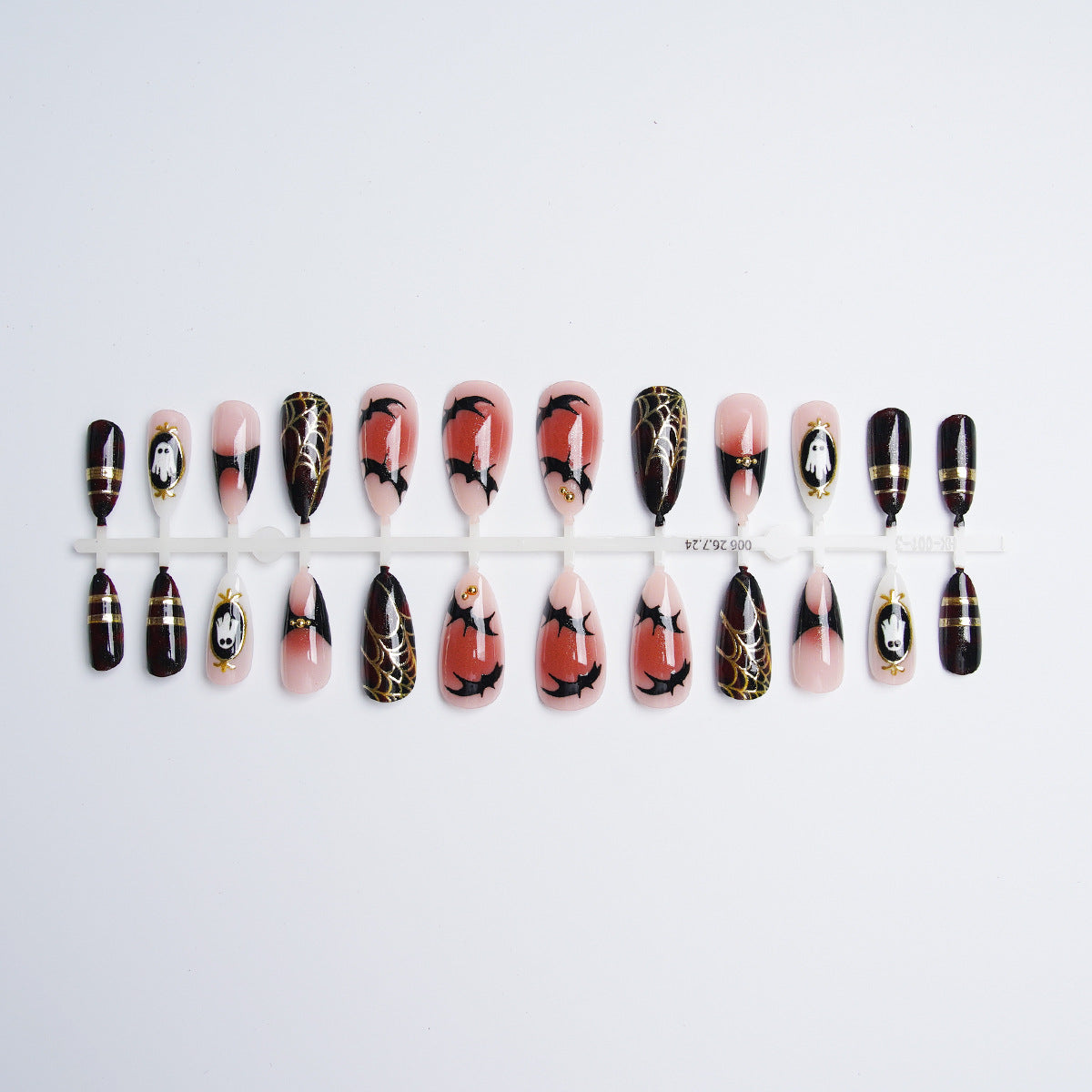 Halloween Kunstnagelset mit gruseligen Motiven Brehn