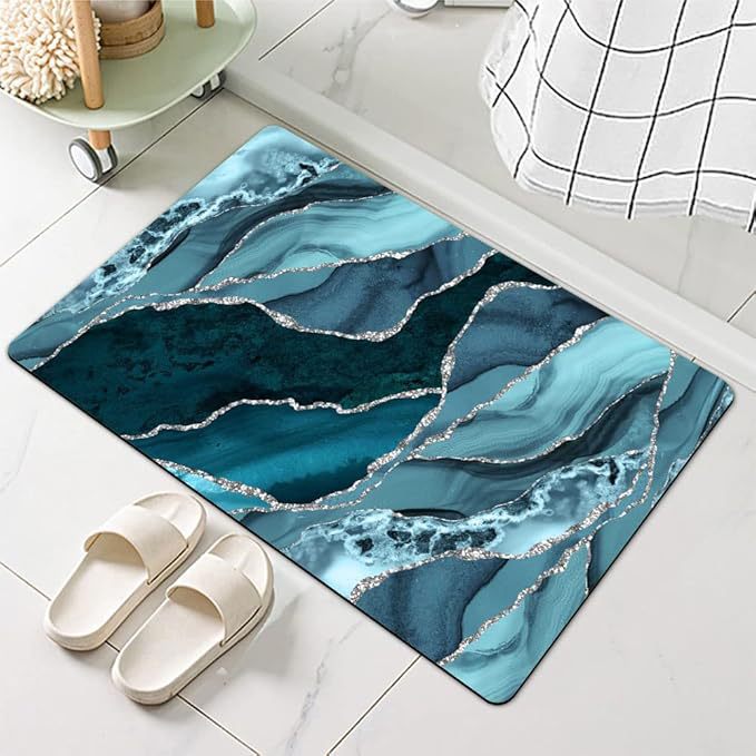 Stylische Wasserabweisende Badematte Brehn