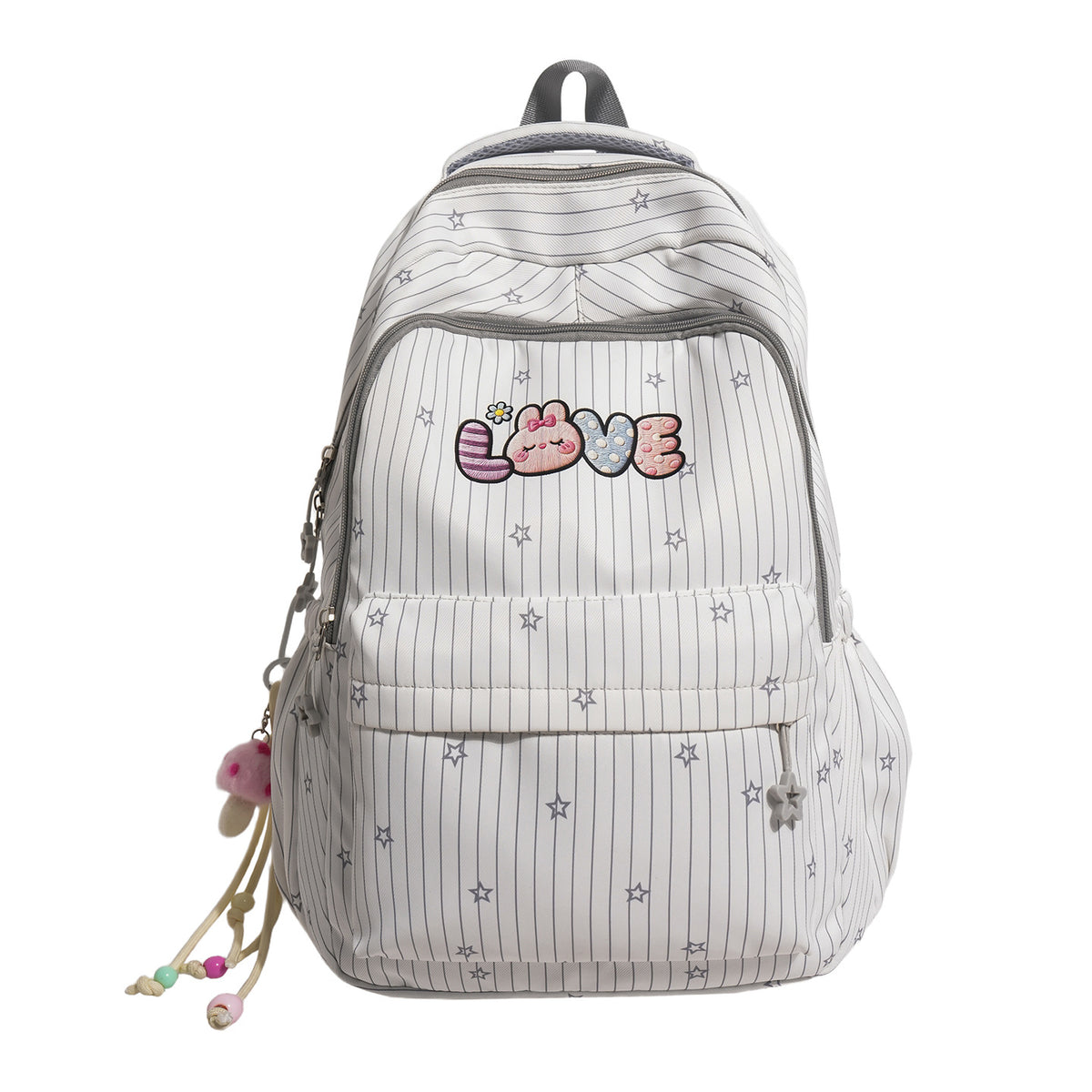 Verspielt Bestickter Schulrucksack Brehn