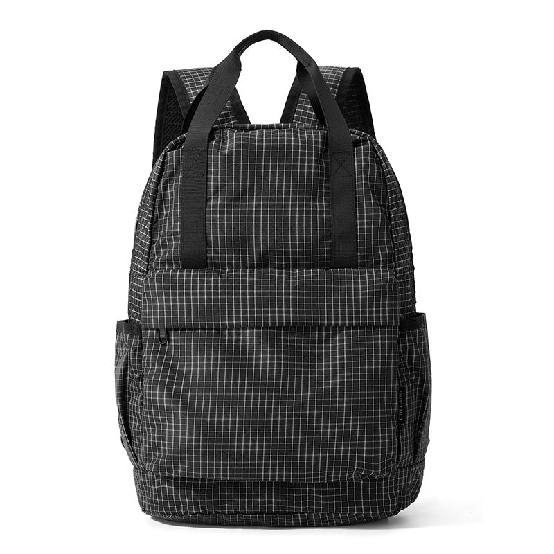 Leichte Rucksack mit Gittermuster Brehn