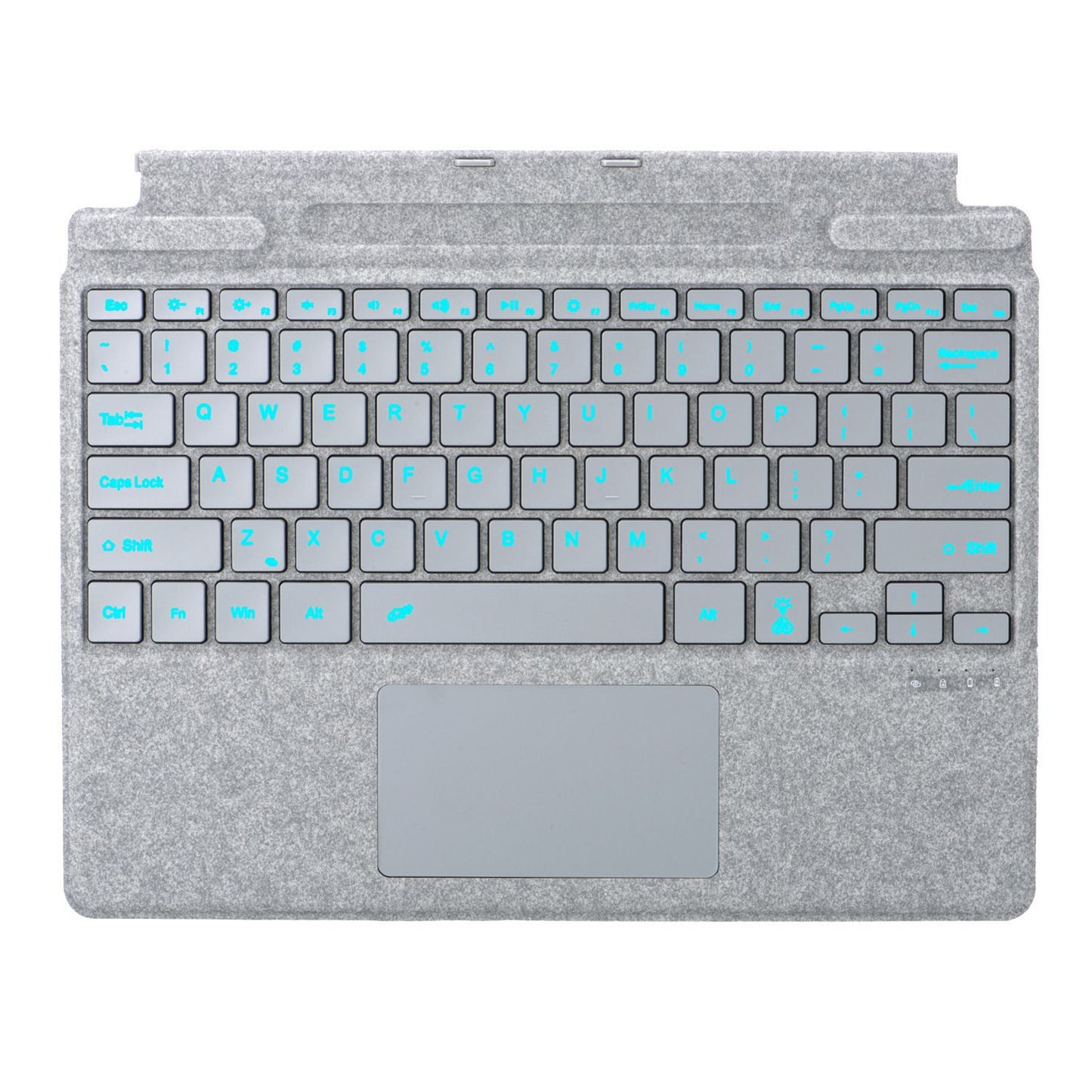 Ergonomische drahtlose Tastatur mit integriertem Touchpad Brehn