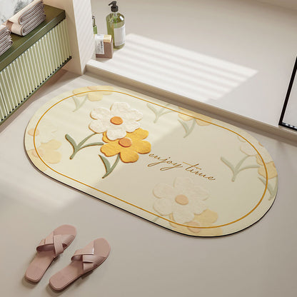 Weiche florale Badmatte Brehn