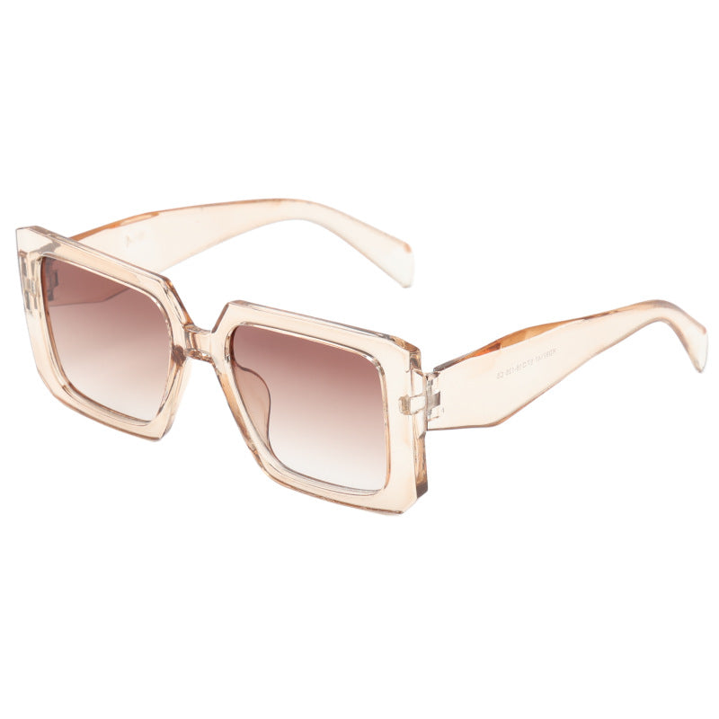 Damen modische oversized Sonnenbrille im Leopardenmuster Brehn