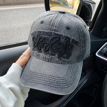 Damen Bestickte Denim Kappe Brehn