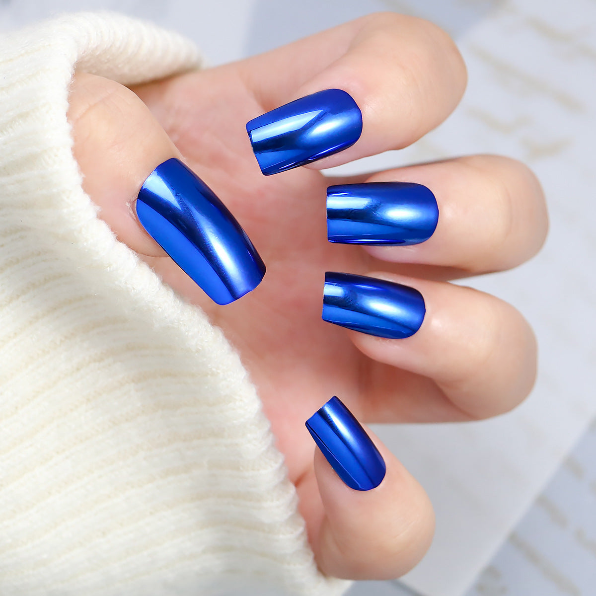 Premium Spiegel Finish Nagelkunst Tipps Brehn