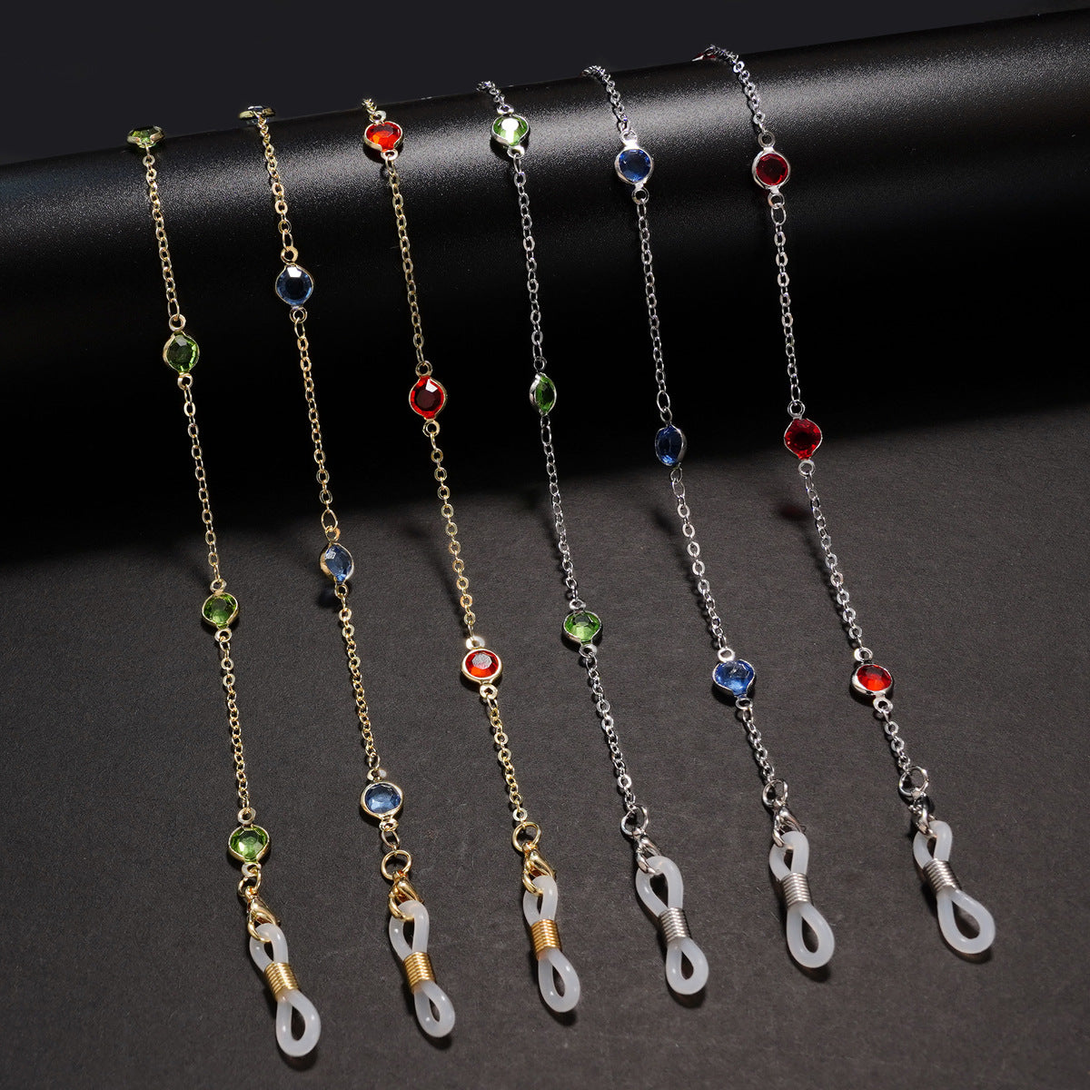 Edelstein-besetzter Brillenhalter Brehn