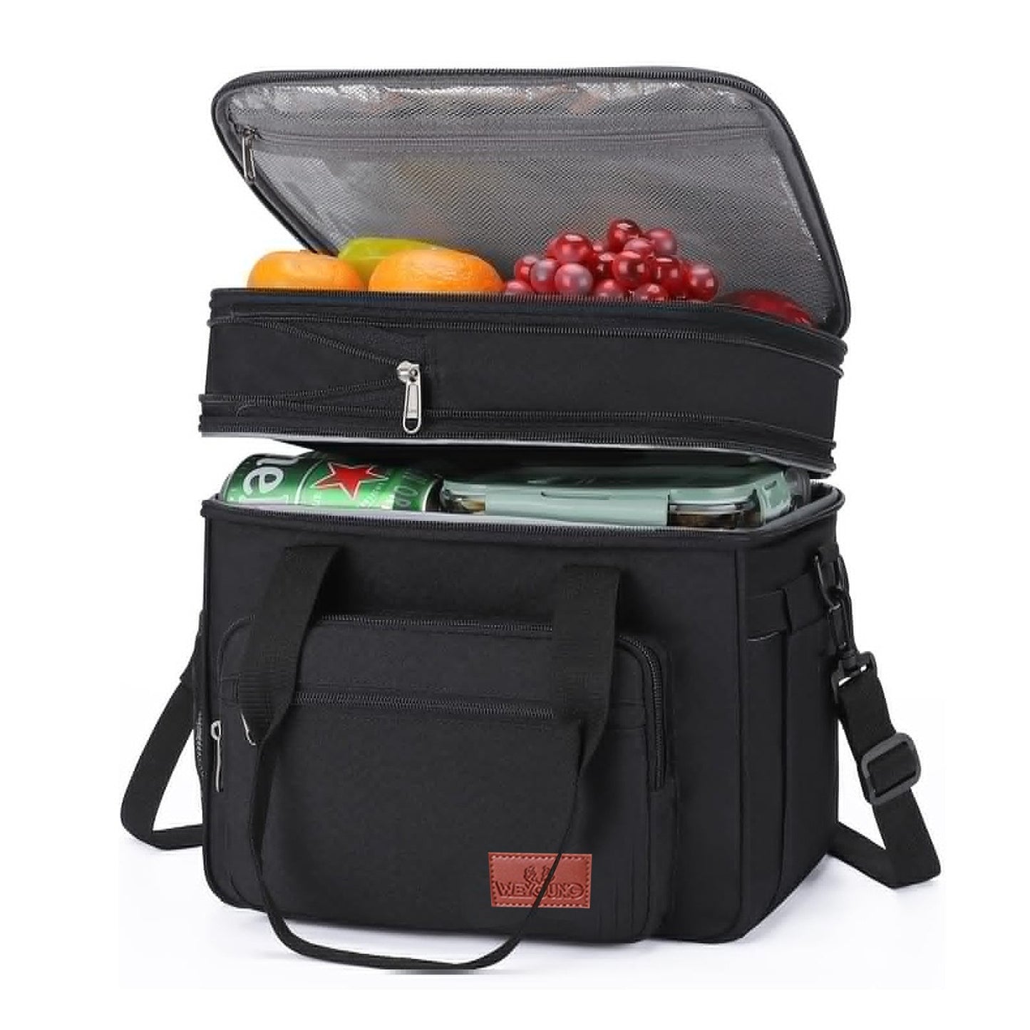Damen Isolierte Kühltasche mit doppeltem Fachanzahl und praktischem Tragesystem Brehn