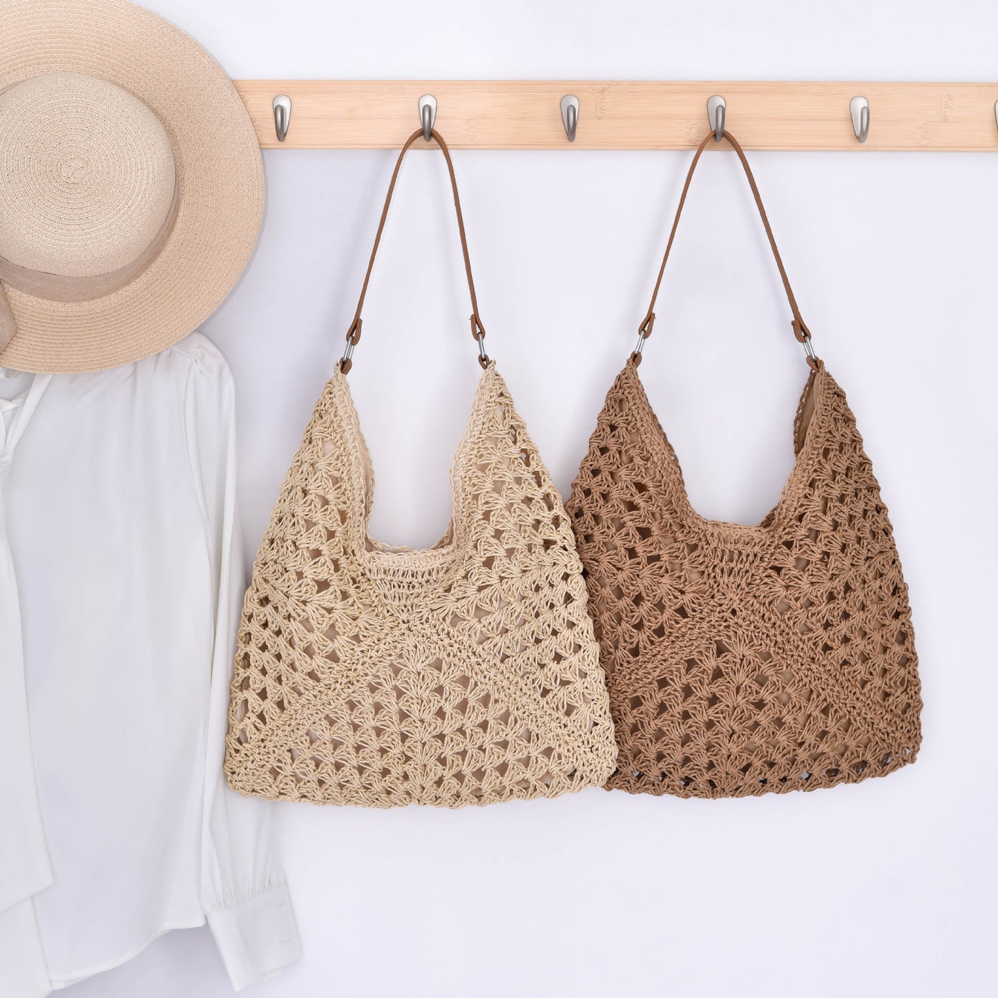 Hobo-Tasche Im Modernen Makramee-Stil Brehn
