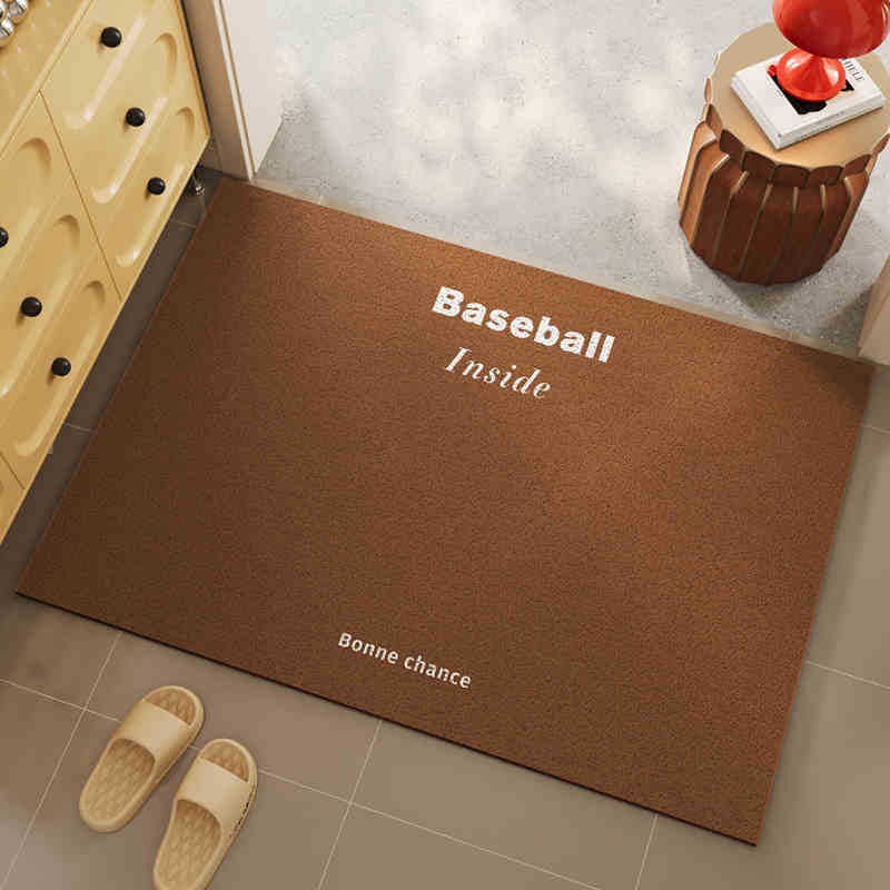 Indoor-Baseball-Themen Begrüßungsmatte