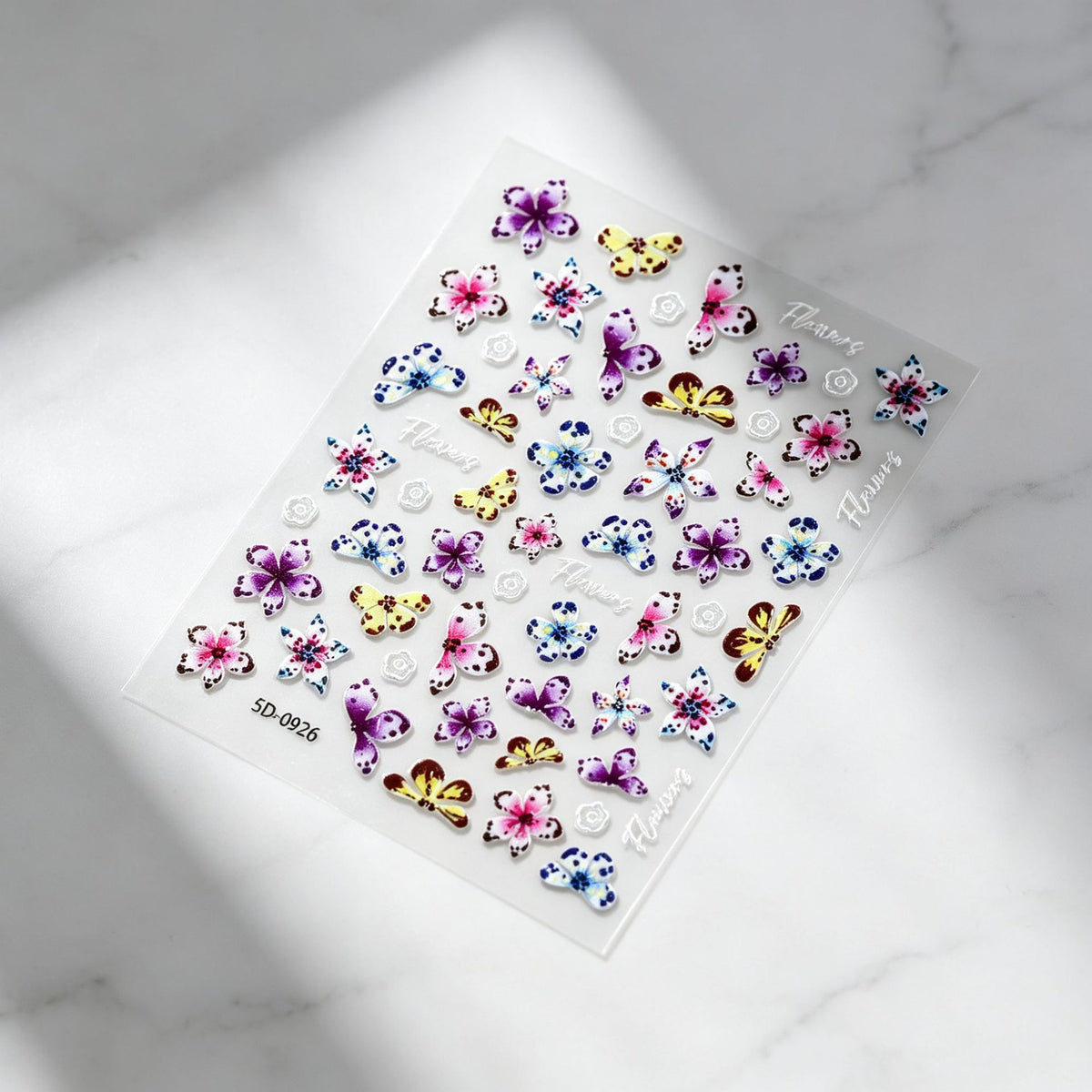 Floral Decorative Nail Art Aufkleber
