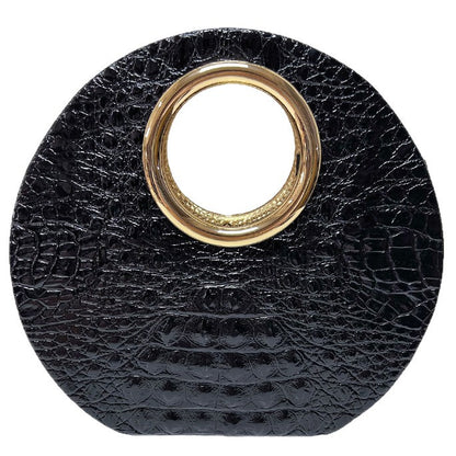 Rundering-Handtasche