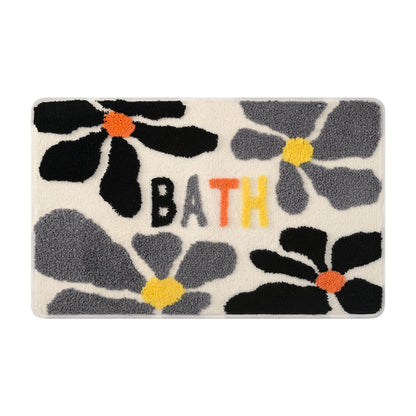 Blumenmuster-Memory-Schaum-Badmatte Brehn