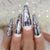 Modisches Press-On-Nagel-Set mit elegantem Winterbaum-Design Brehn
