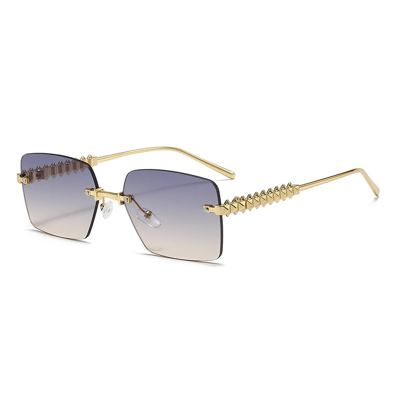Damen extravagante quadratische Brille Brehn
